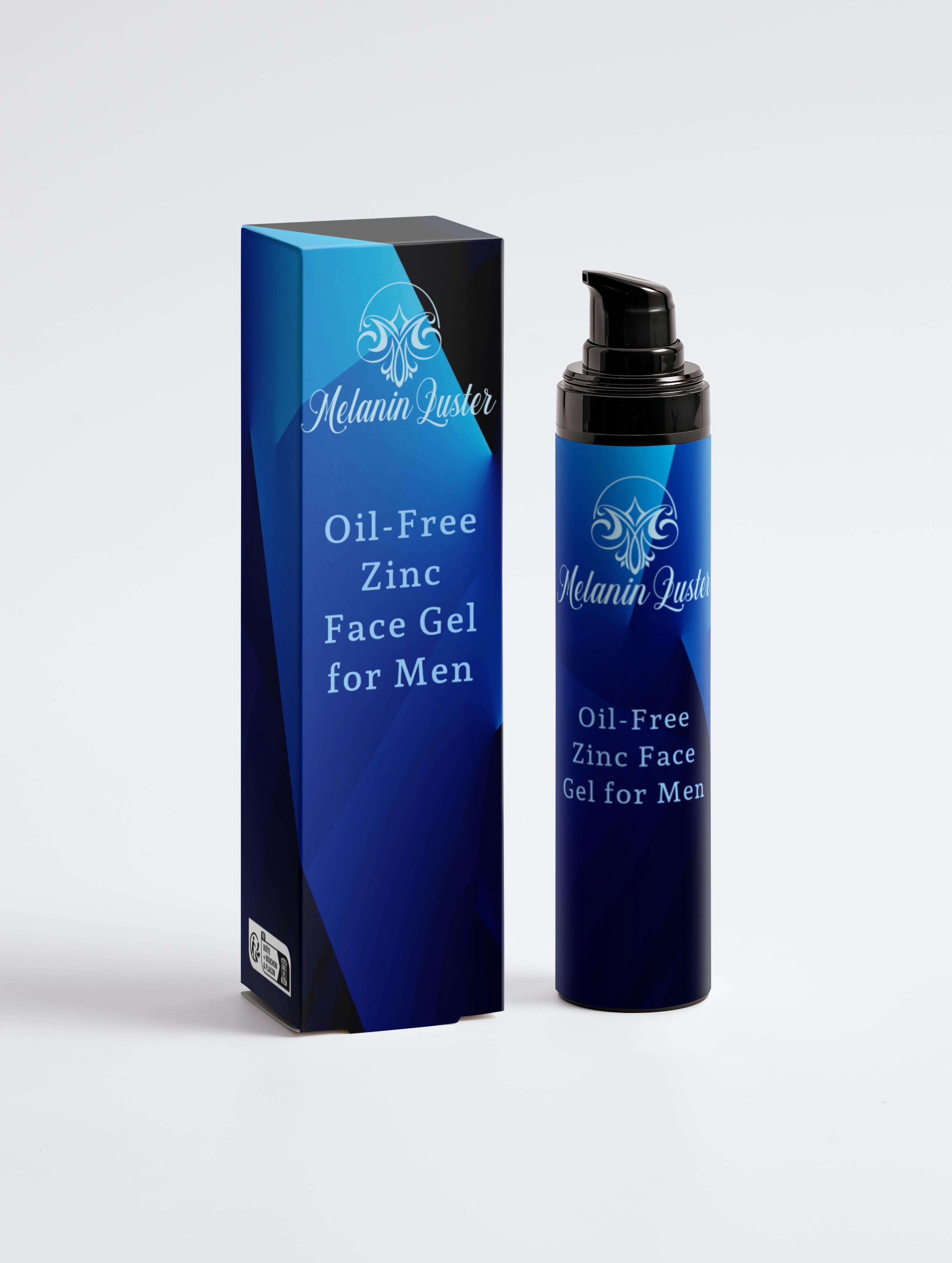 Oil-Free Zinc Face Gel for Men - Moisturizer