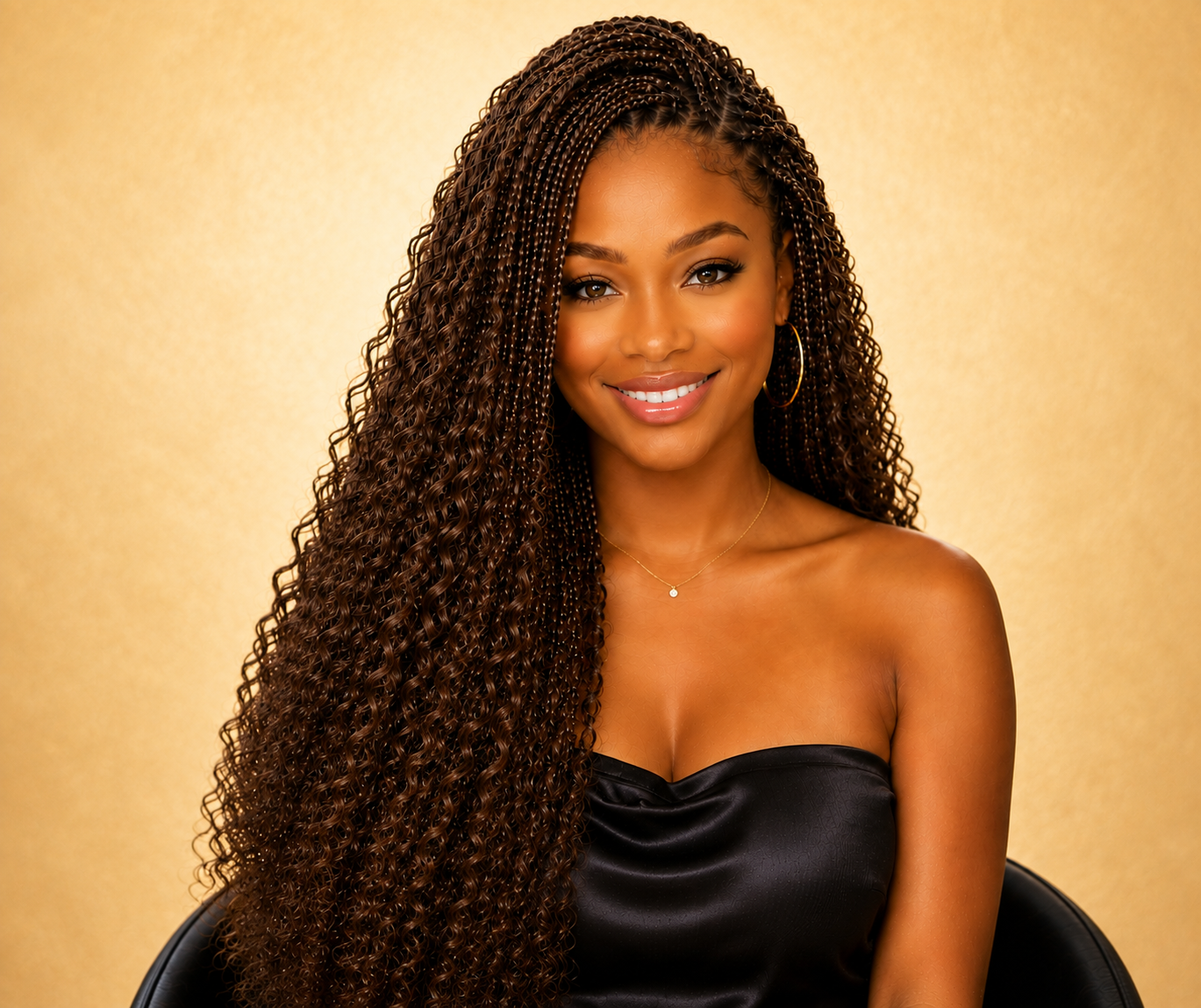 Melanin Luster Deep Wave Braiding Hair - 100% Virgin Human Hair