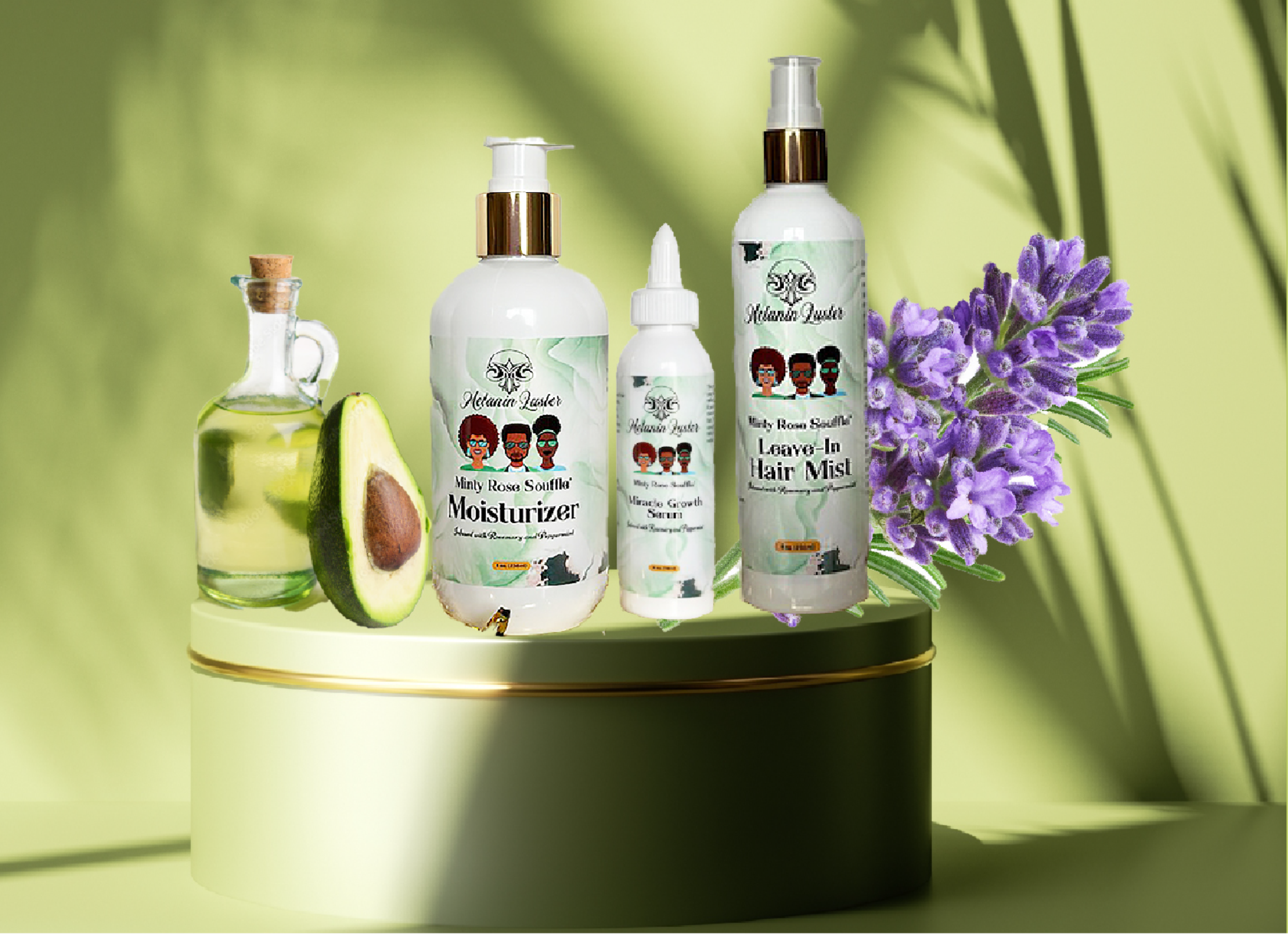 Minty Rose Souffle' Hydration and Moisture Bundle