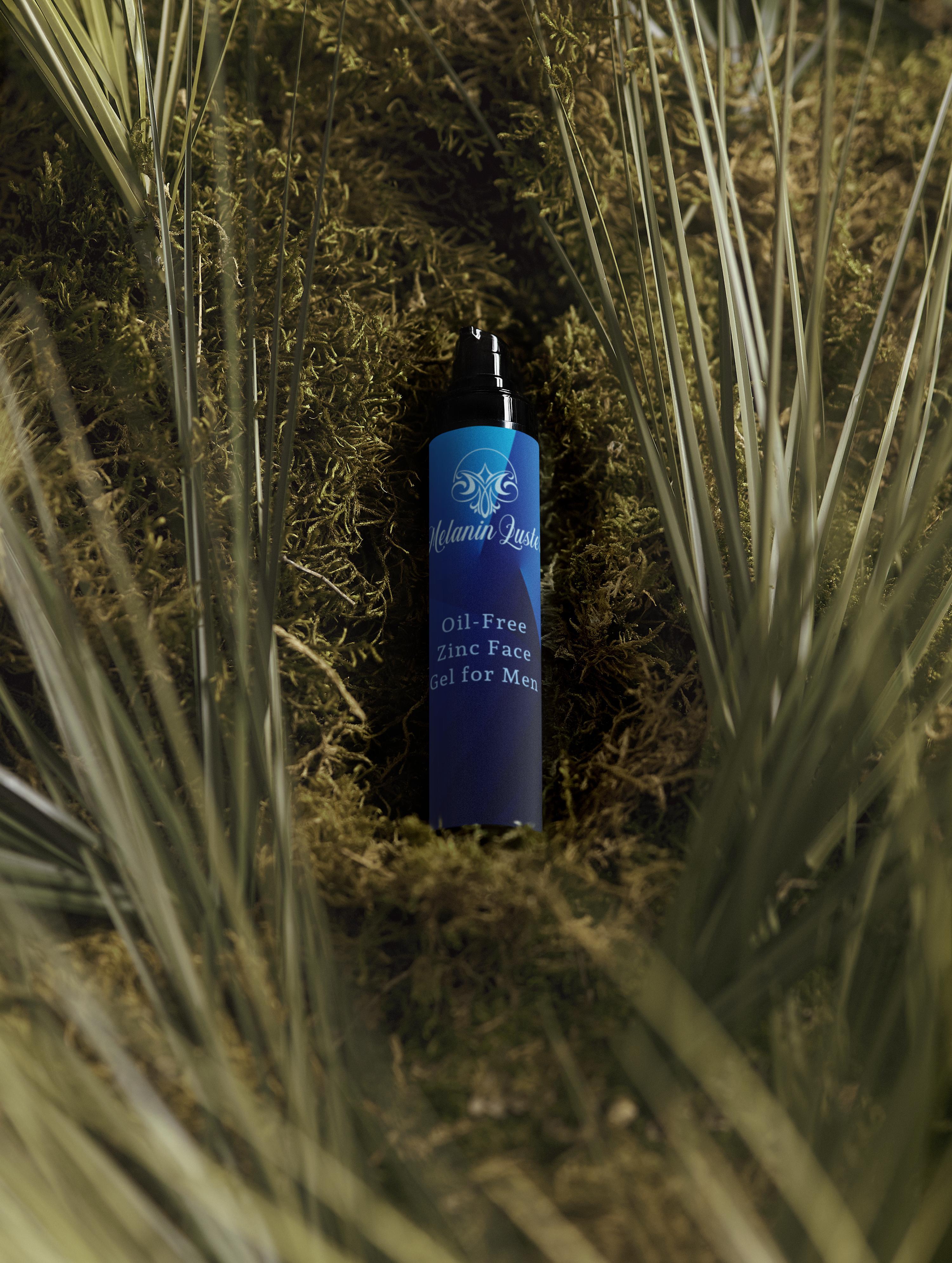 Oil-Free Zinc Face Gel for Men - Moisturizer