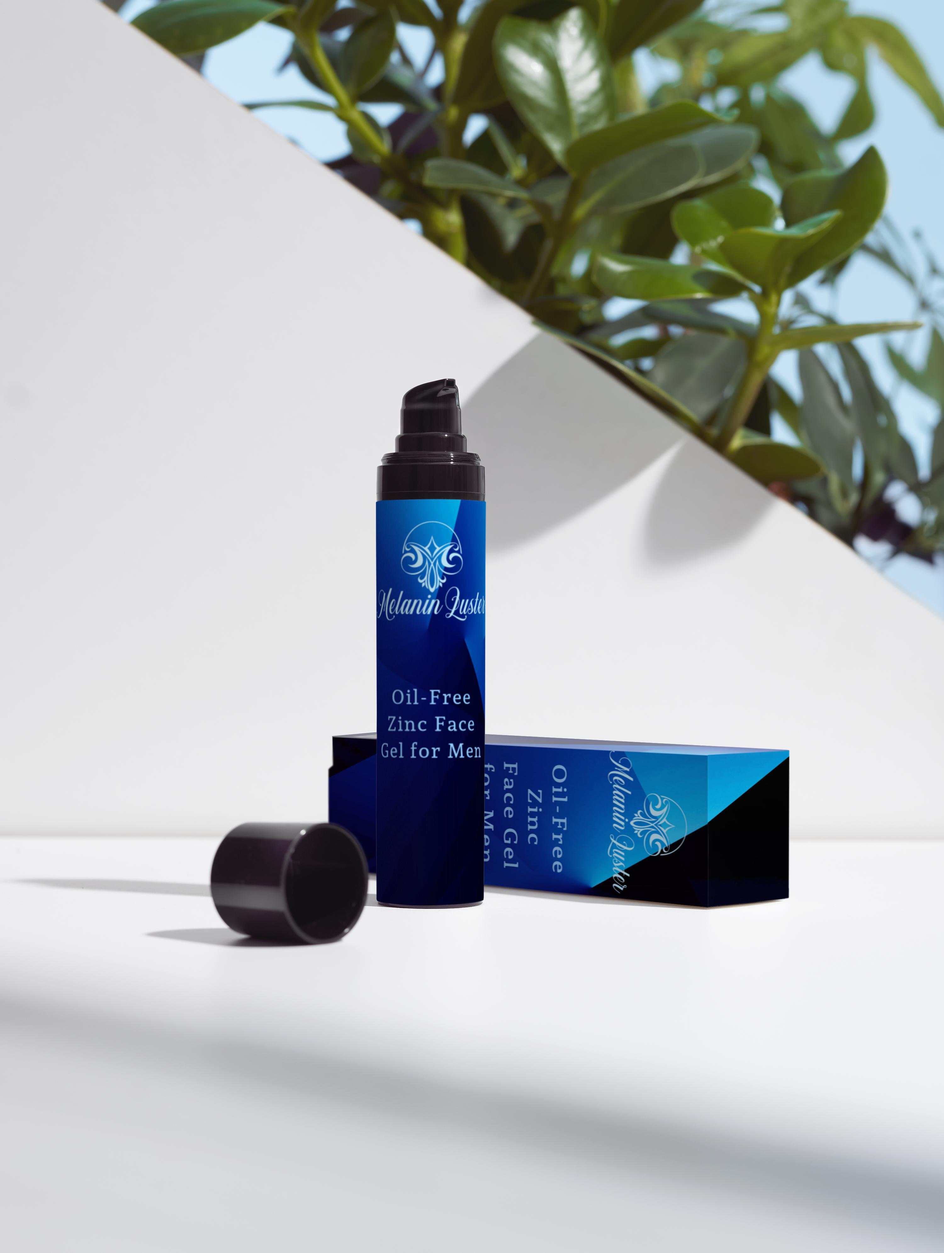 Oil-Free Zinc Face Gel for Men - Moisturizer