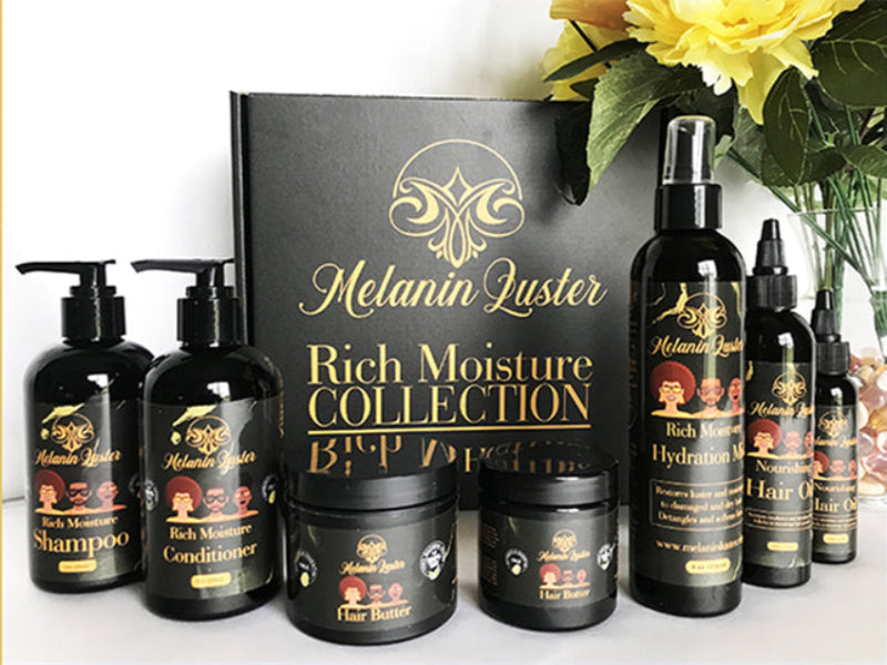 Rich Moisture Collection - Shampoo, Conditioner, Moisterizer, Hair Spray Mist, Nourshing Oil