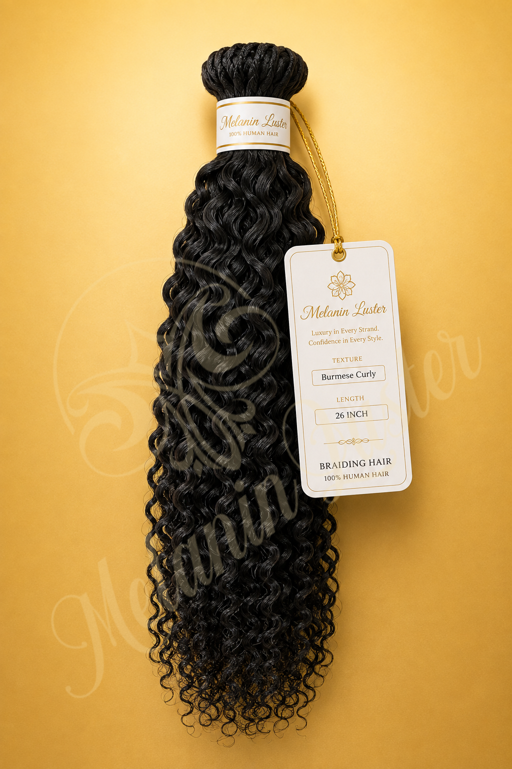 Melanin Luster Crochet Burmese Curly