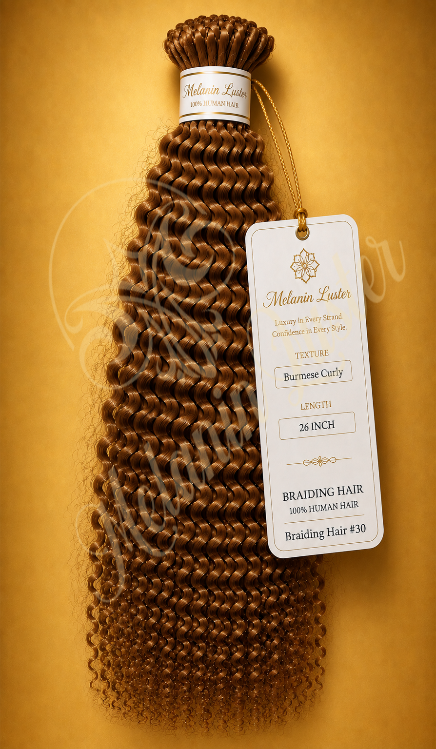 Melanin Luster Crochet Burmese Curly