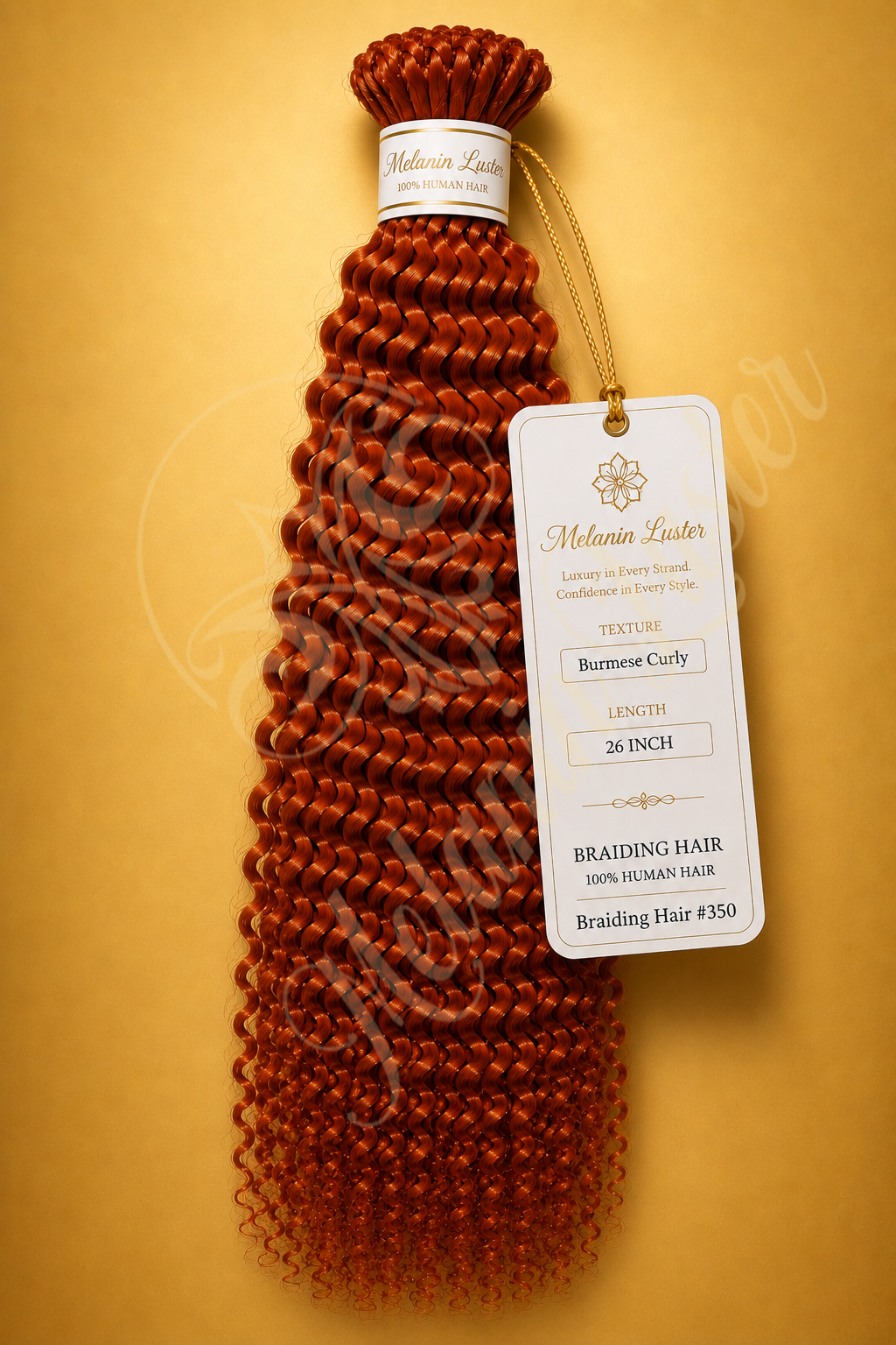 Melanin Luster Crochet Burmese Curly