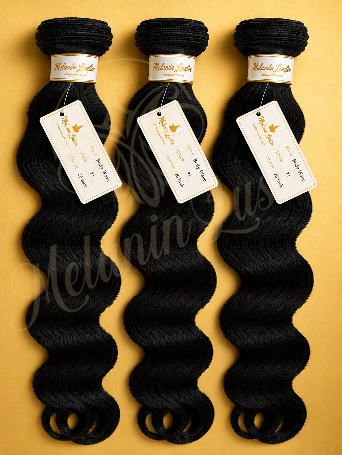 Melanin Luster Weft Body Wave