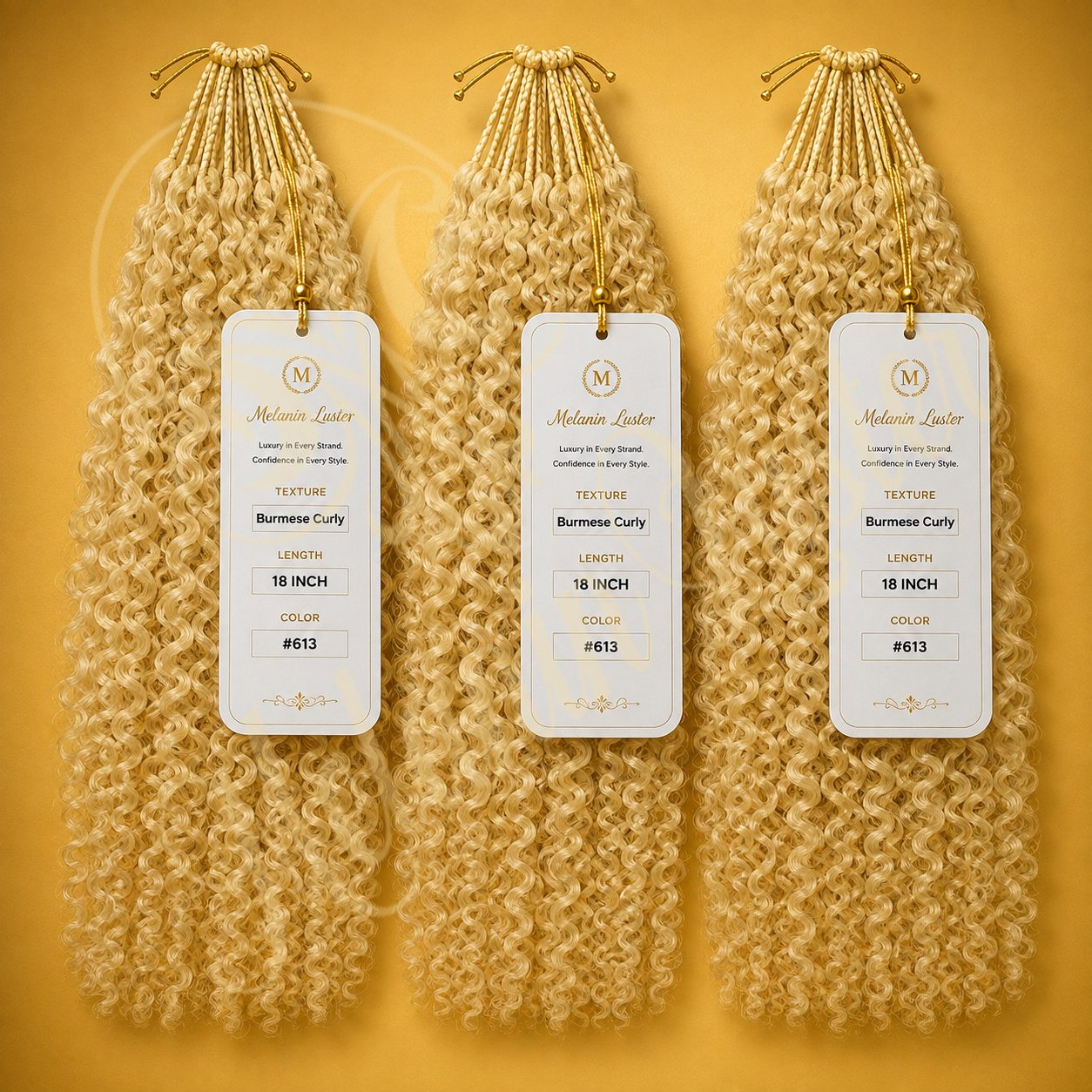 Melanin Luster Crochet Burmese Curly