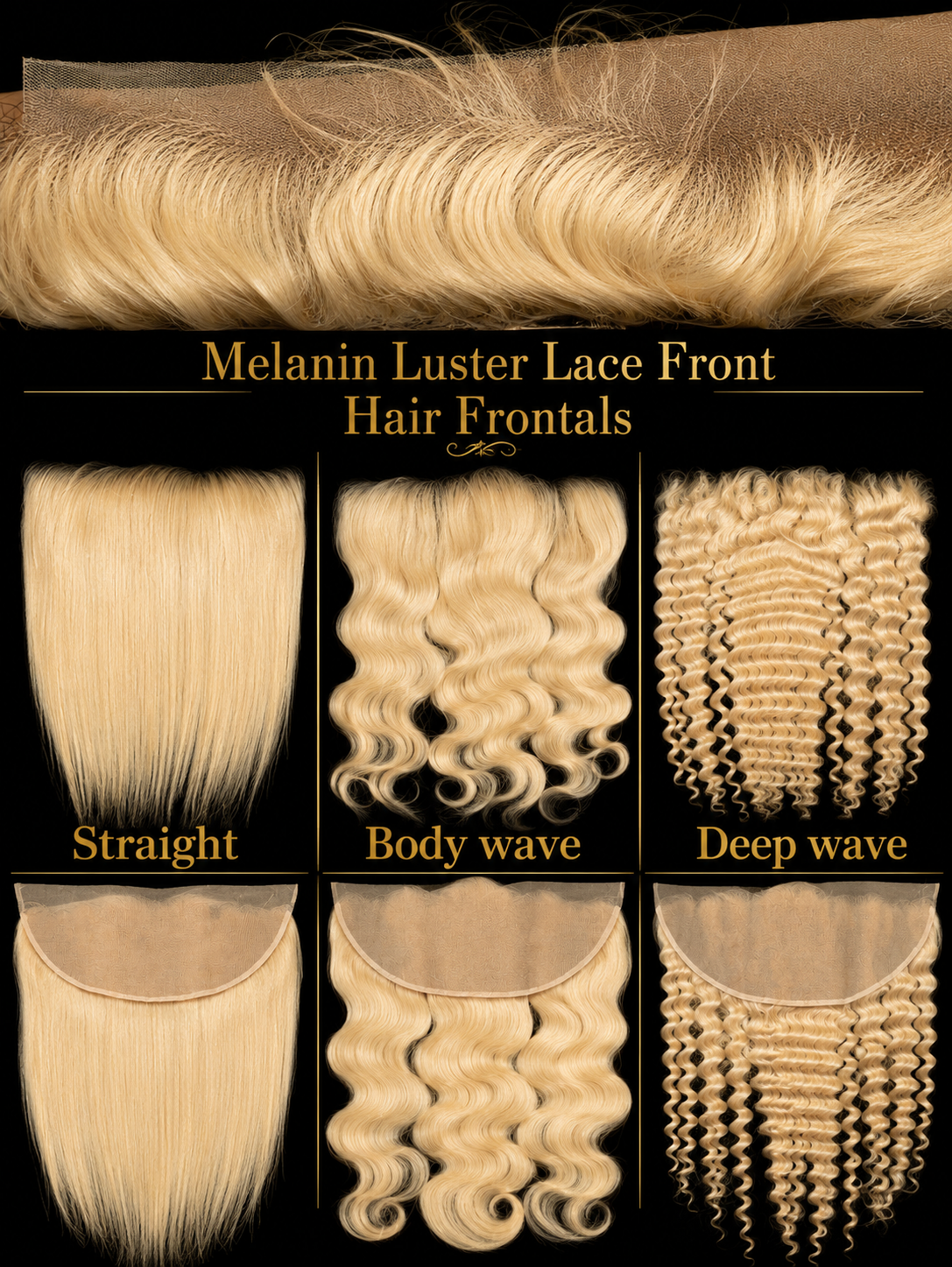 Melanin Luster Lace Front Hair Frontals