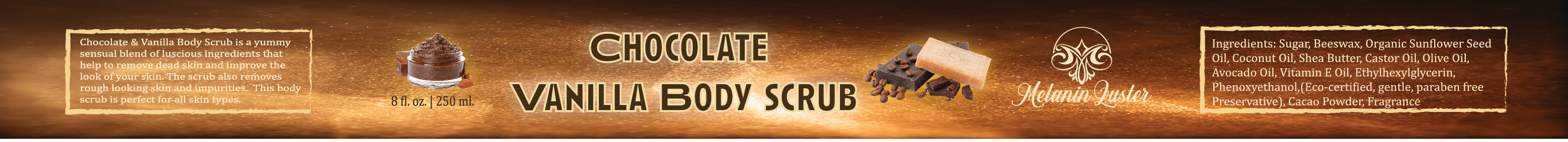 Chocolate Vanilla Body Scrub
