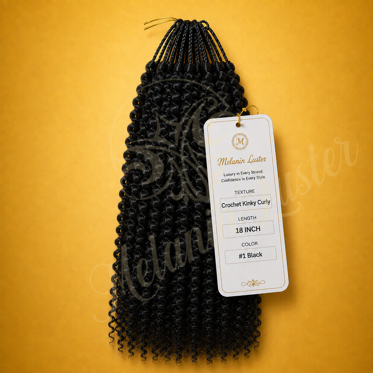 Melanin Luster Crochet Kinky Curly