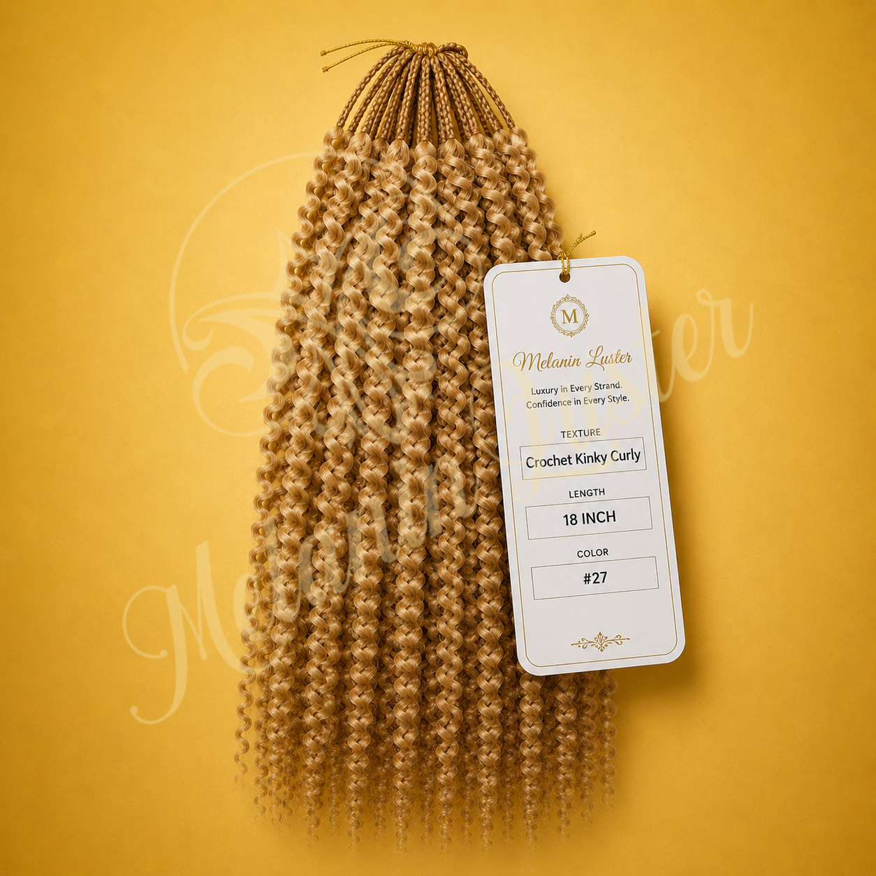 Melanin Luster Crochet Kinky Curly