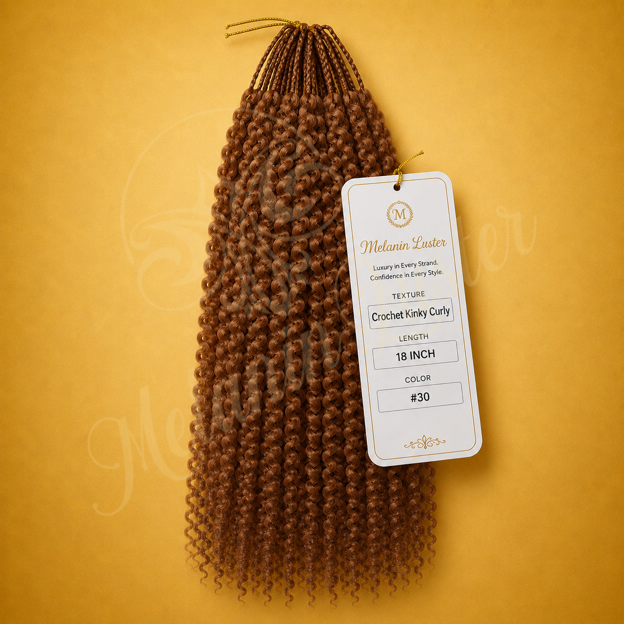 Melanin Luster Crochet Kinky Curly