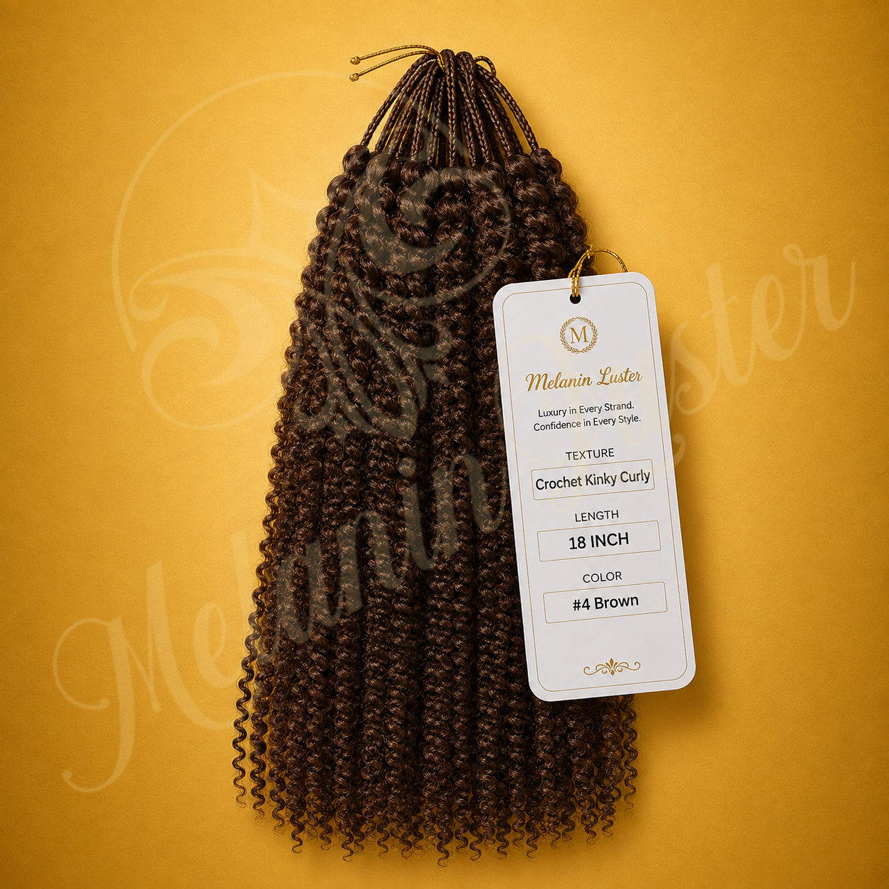 Melanin Luster Crochet Kinky Curly