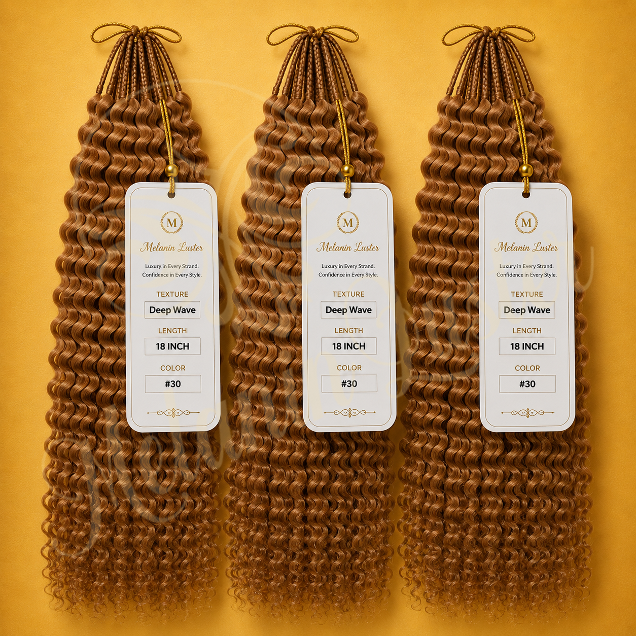 Melanin Luster Crochet Deep Wave