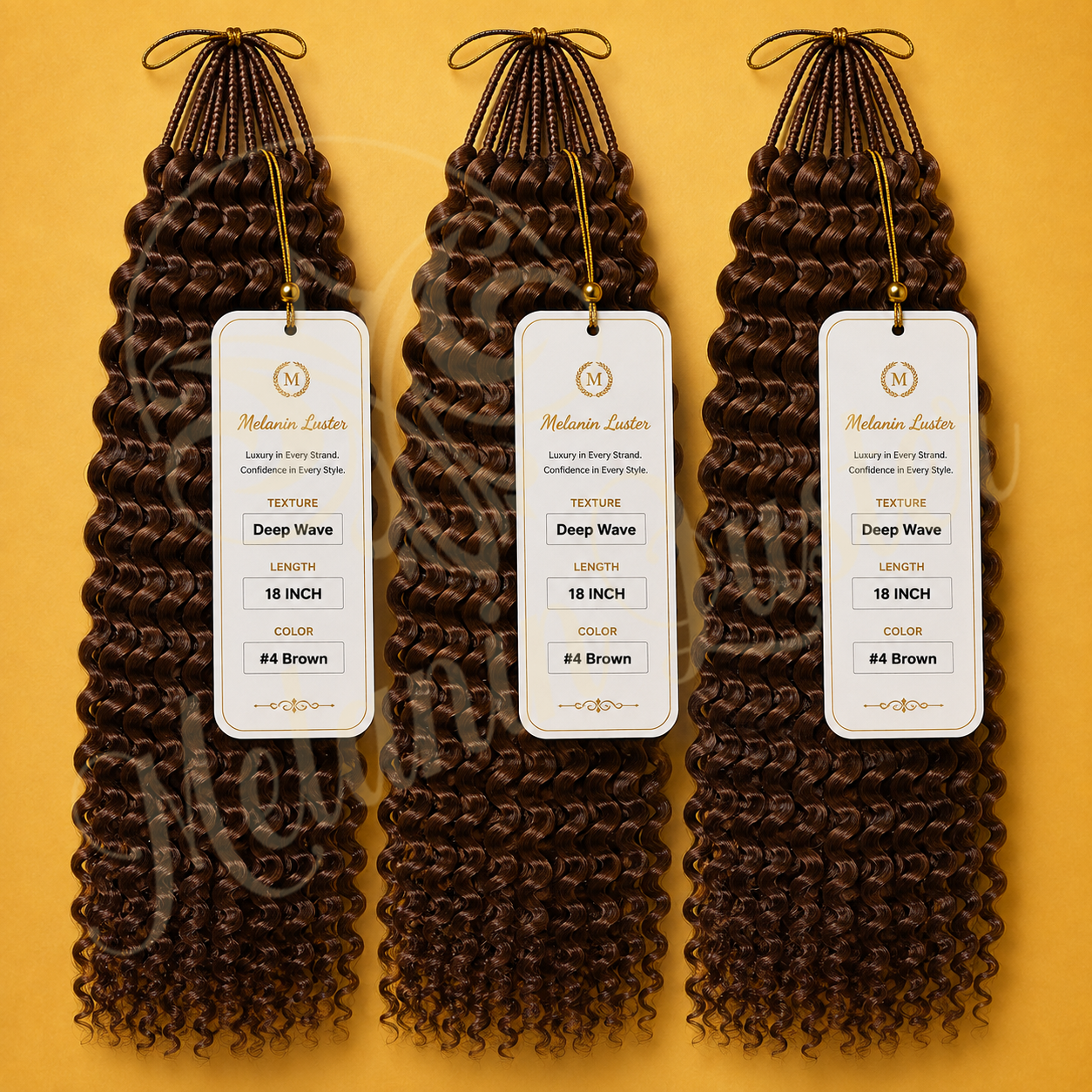 Melanin Luster Crochet Deep Wave