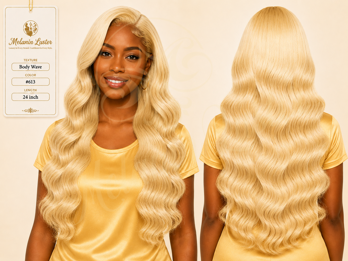 Melanin Luster Weft Body Wave