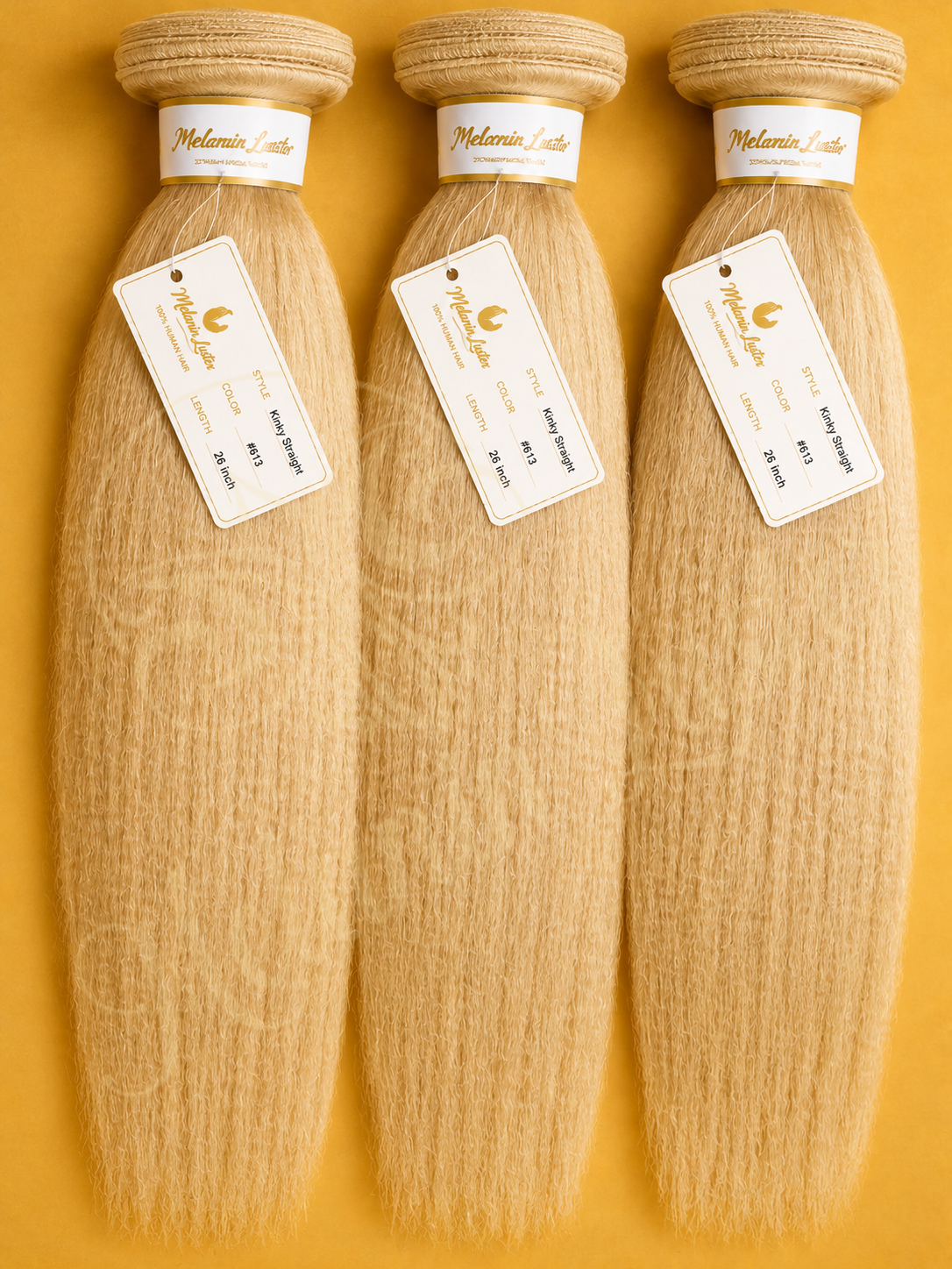 Melanin Luster Weft Kinky Straight Hair