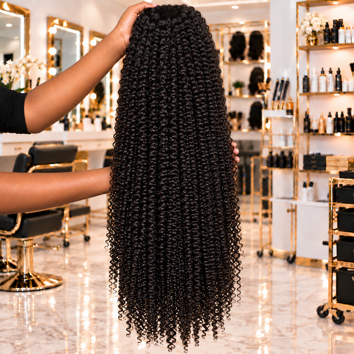 Melanin Luster HD Lace Kinky Curly Wig