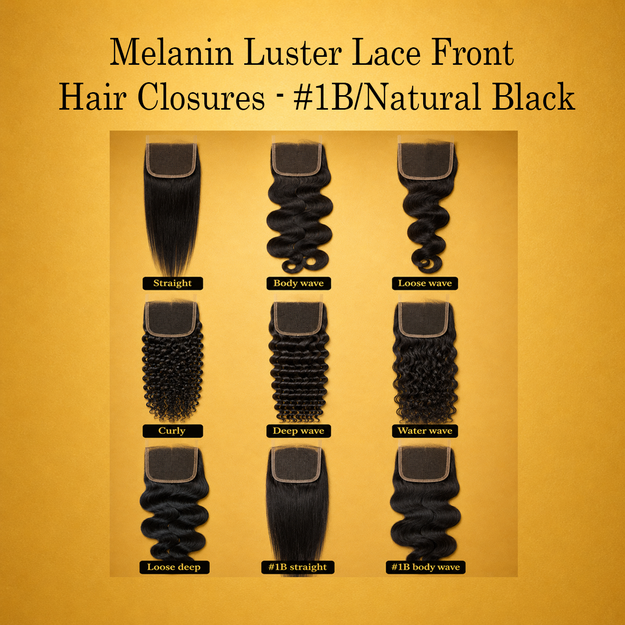Melanin Luster Deep Wave Closure