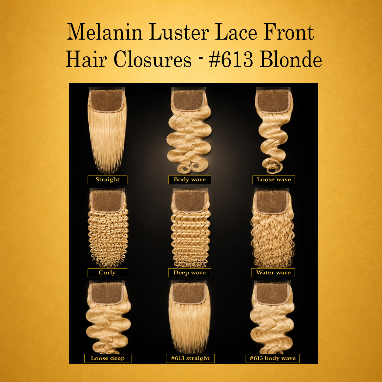 Melanin Luster Deep Wave Closure