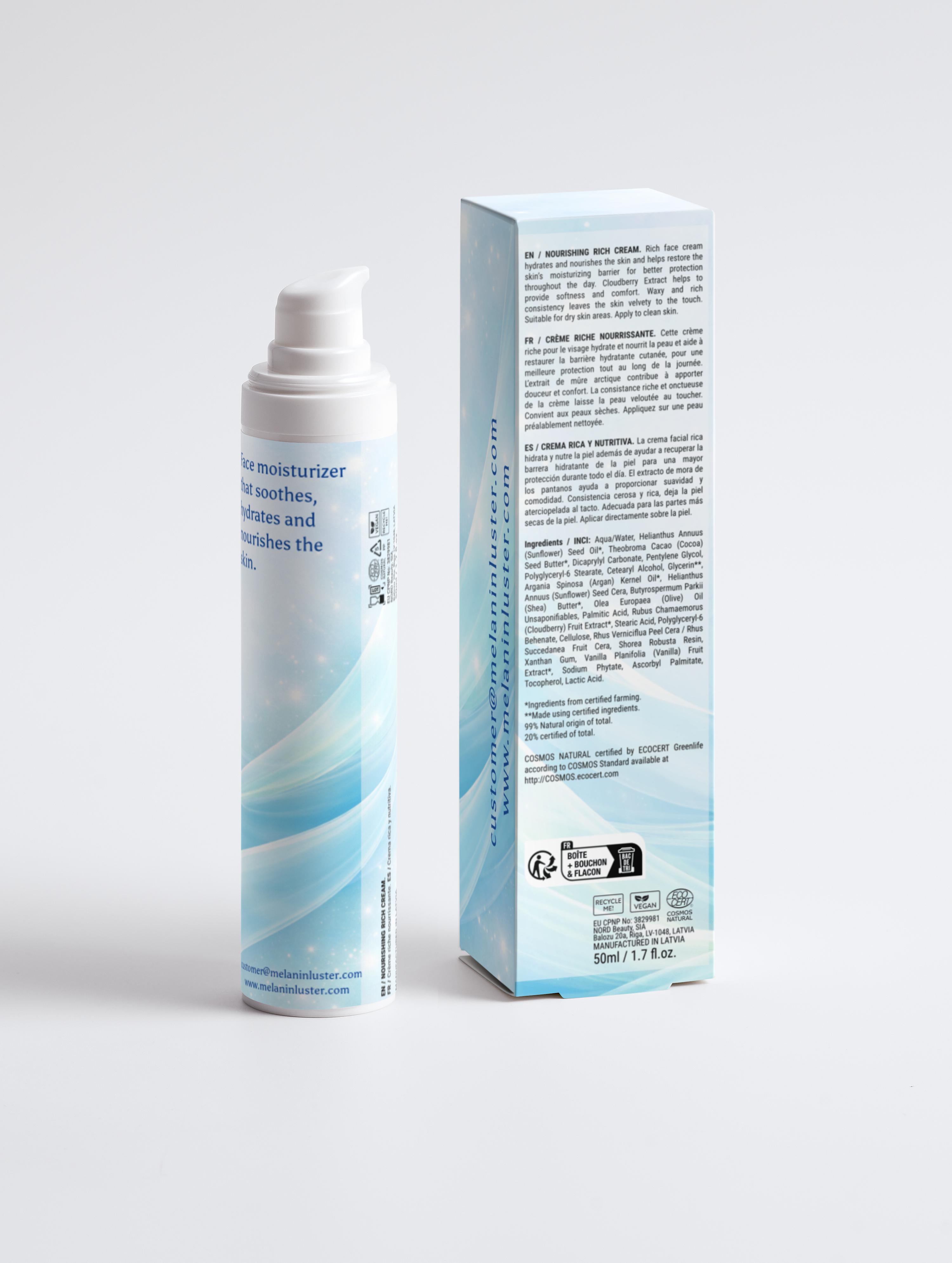 Nourishing Rich Facial Moisturizer - Fragrance Free