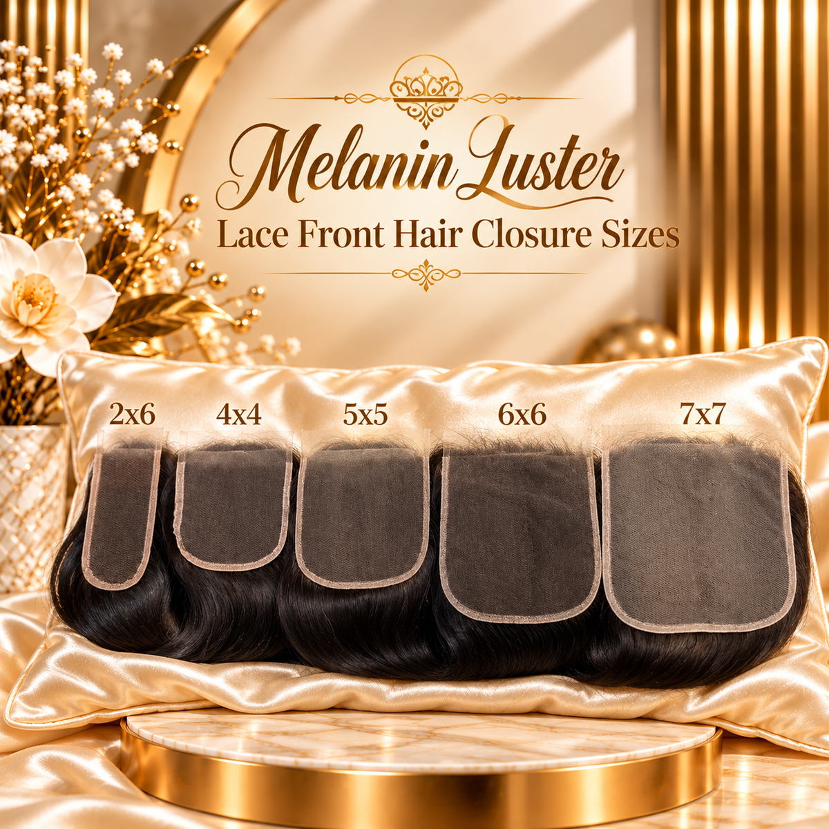 ML HD Lace Water Wave Closure