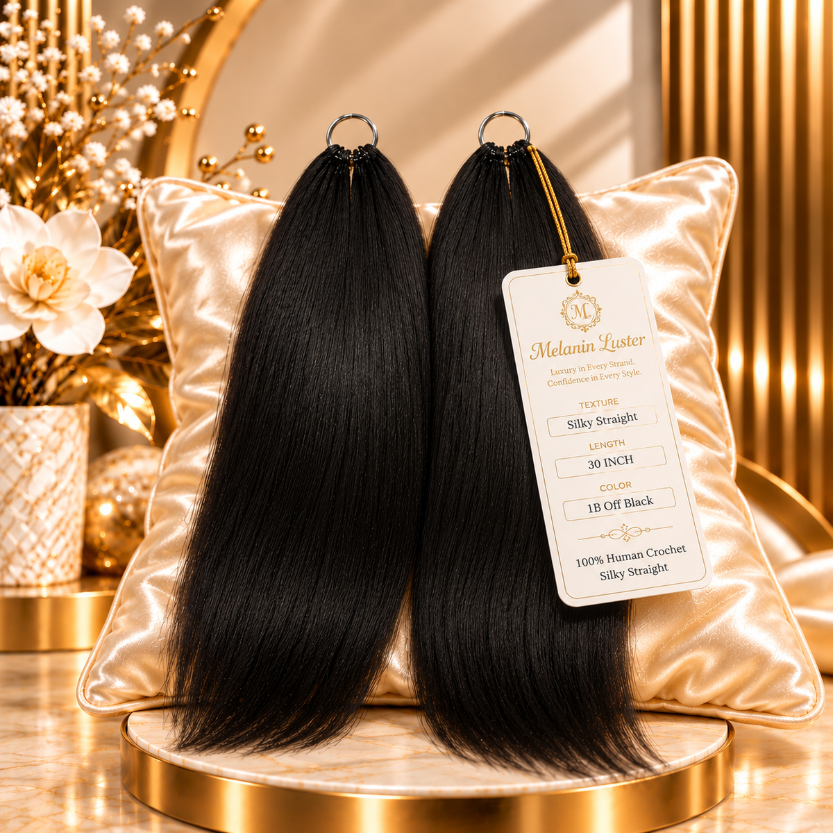 ML Crochet Silky Straight