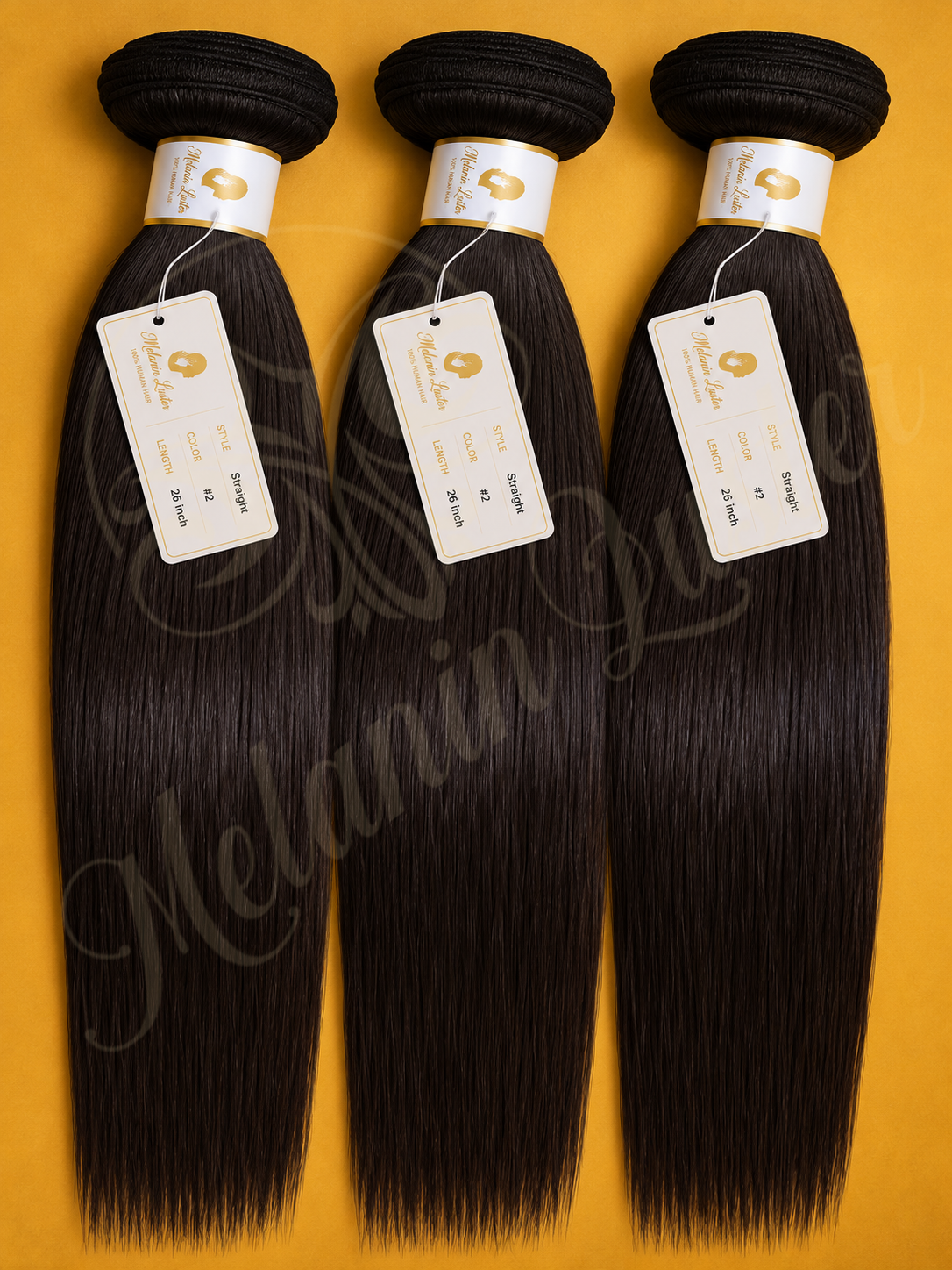 Melanin Luster Silky Straight Braiding Hair - 100% Virgin Human Hair