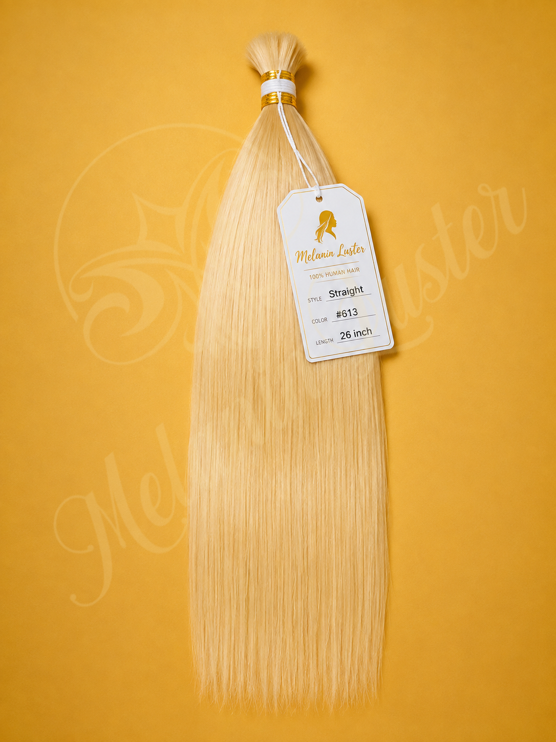 Melanin Luster Silky Straight Braiding Hair - 100% Virgin Human Hair
