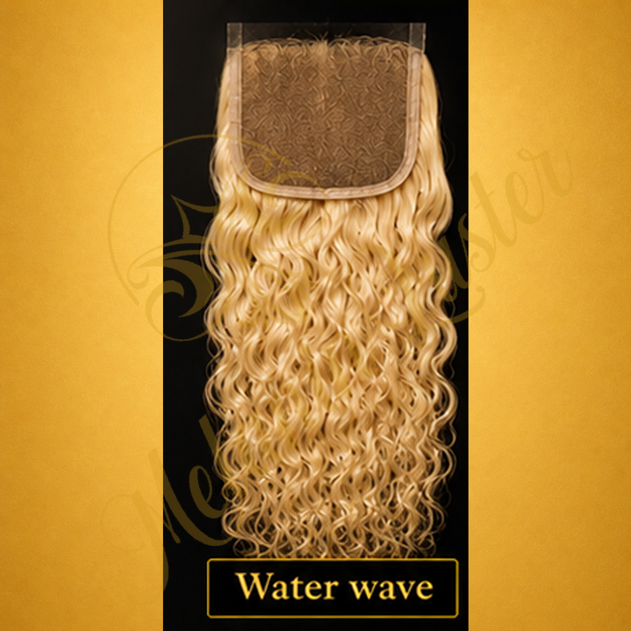 Melanin Luster Lace Front Water Wave Closure