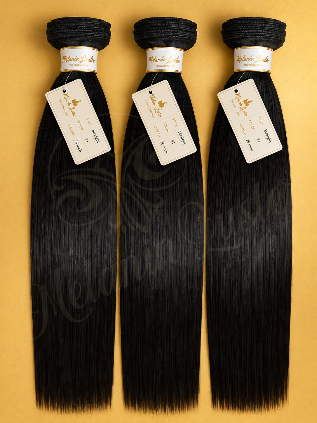 Melanin Luster Weft Silky Straight Hair