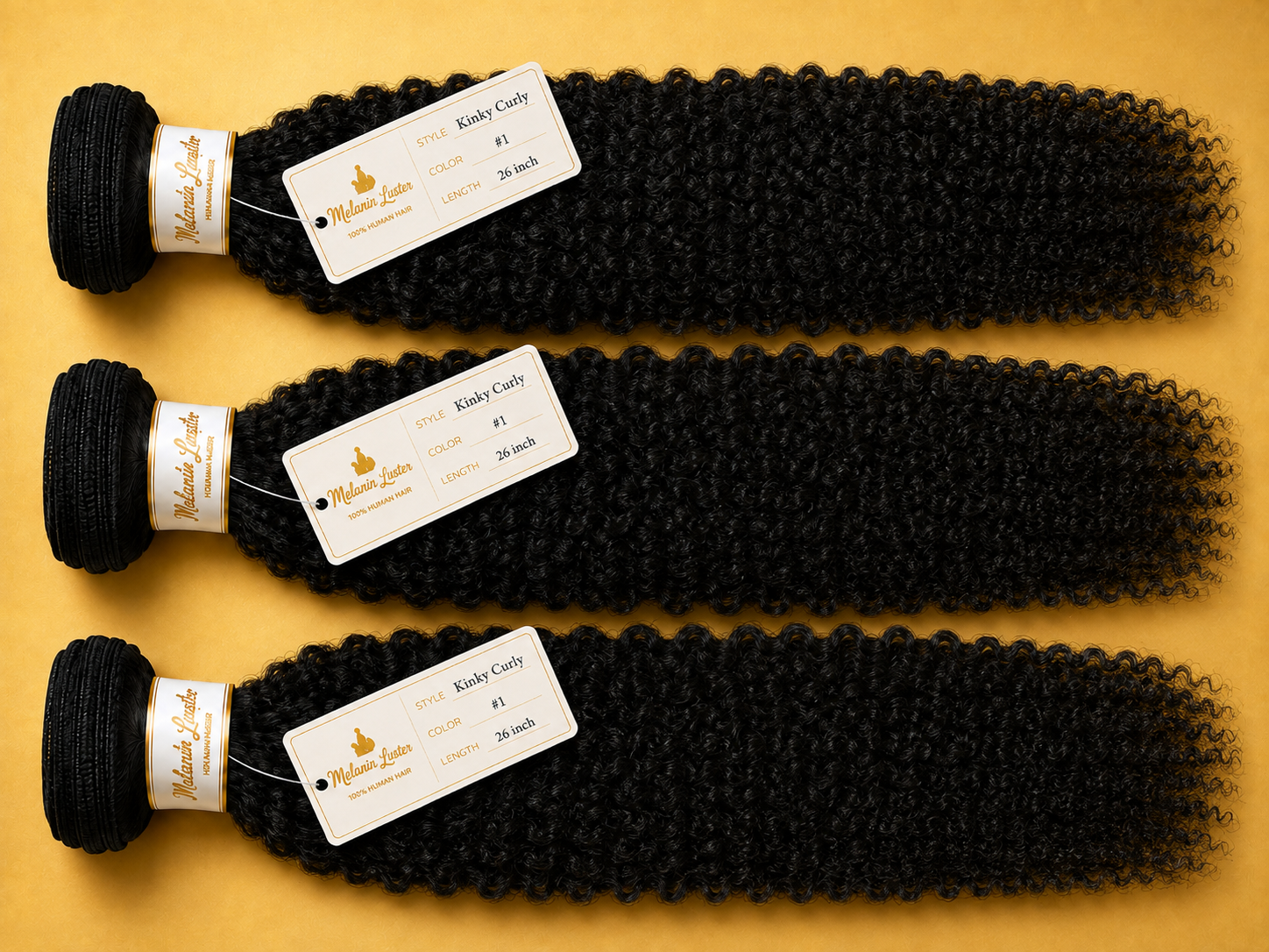 Melanin Luster Weft Kinky Curly