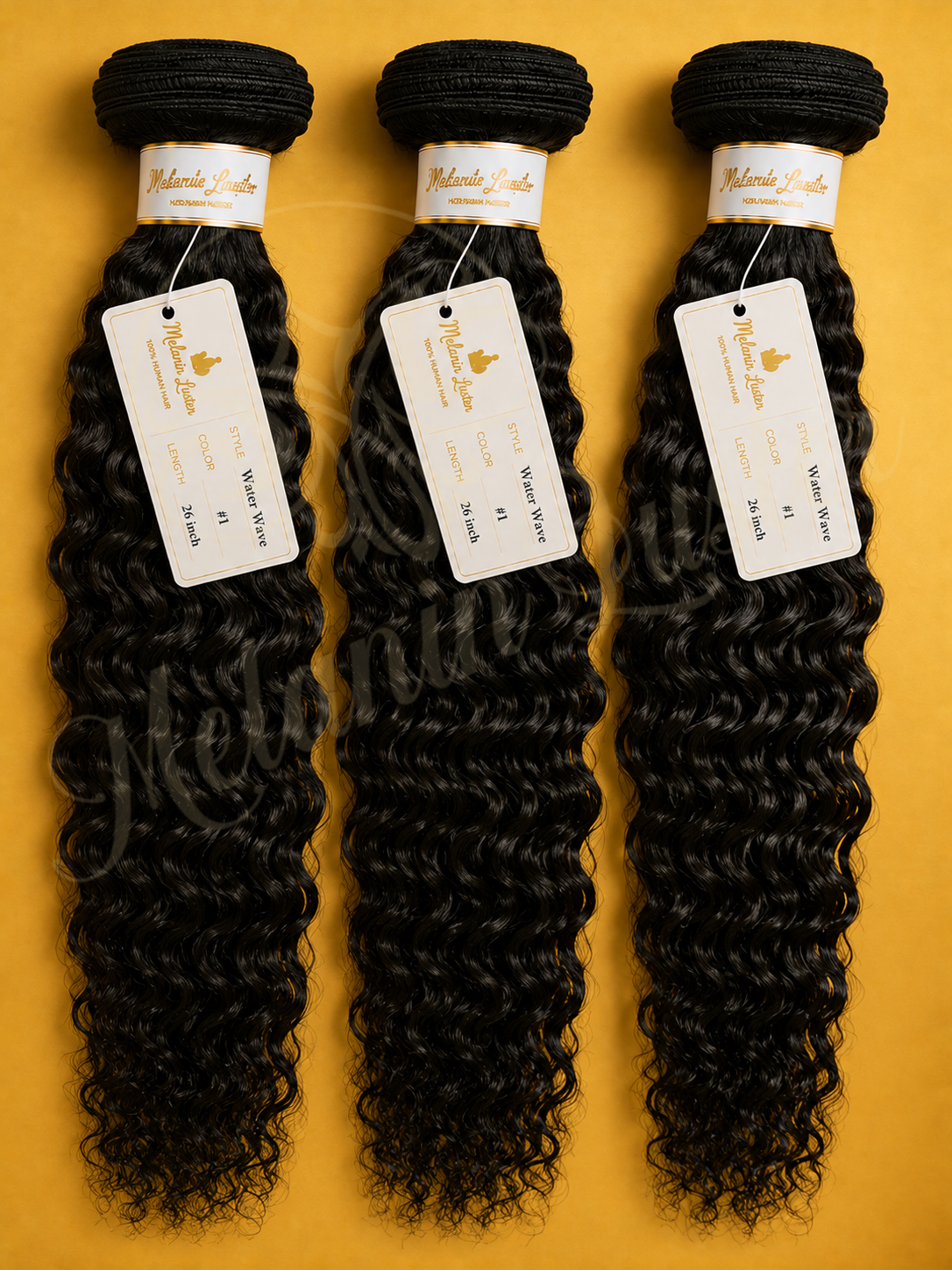 Melanin Luster Weft Water Wave Hair