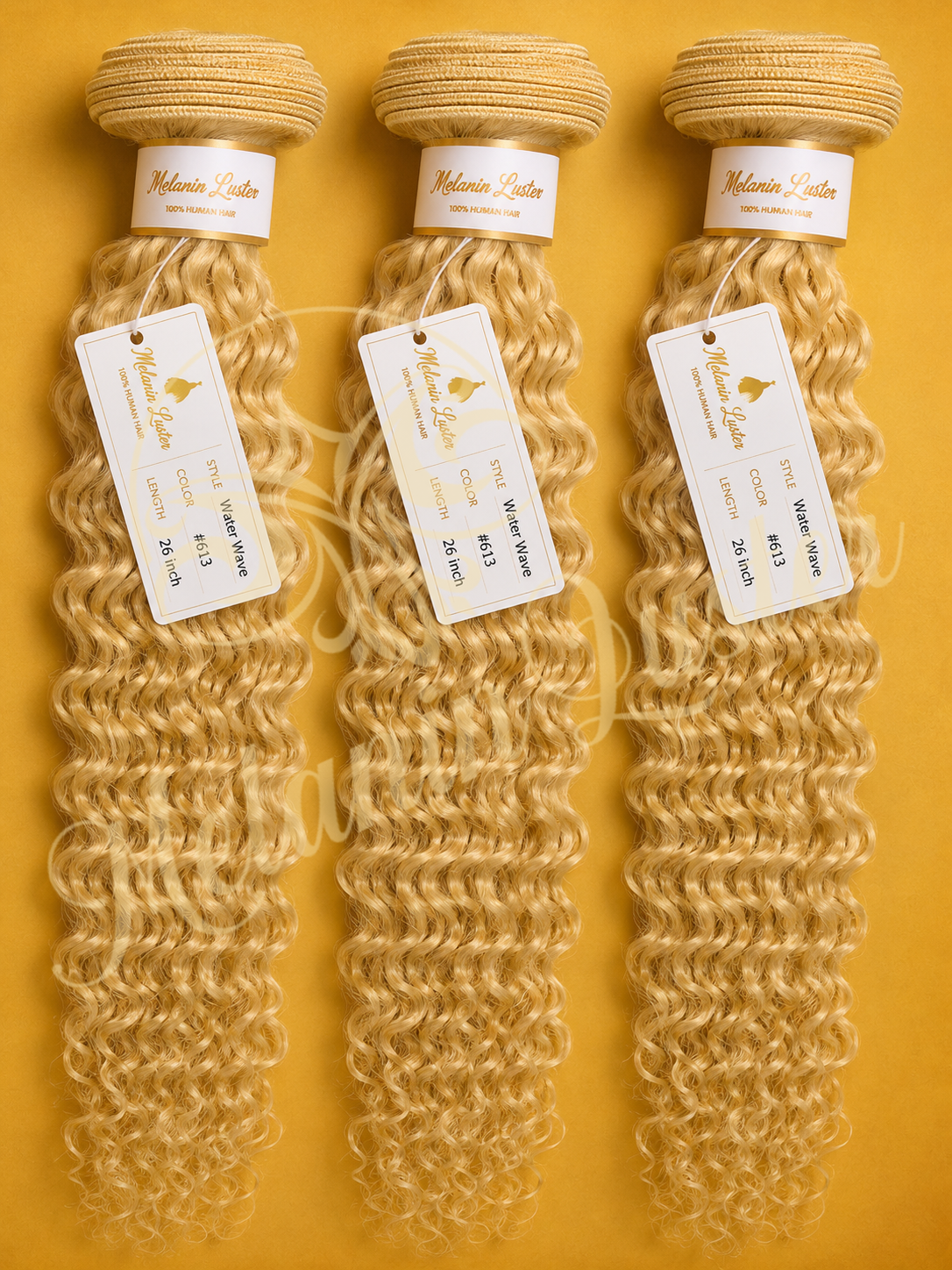 Melanin Luster Weft Water Wave Hair