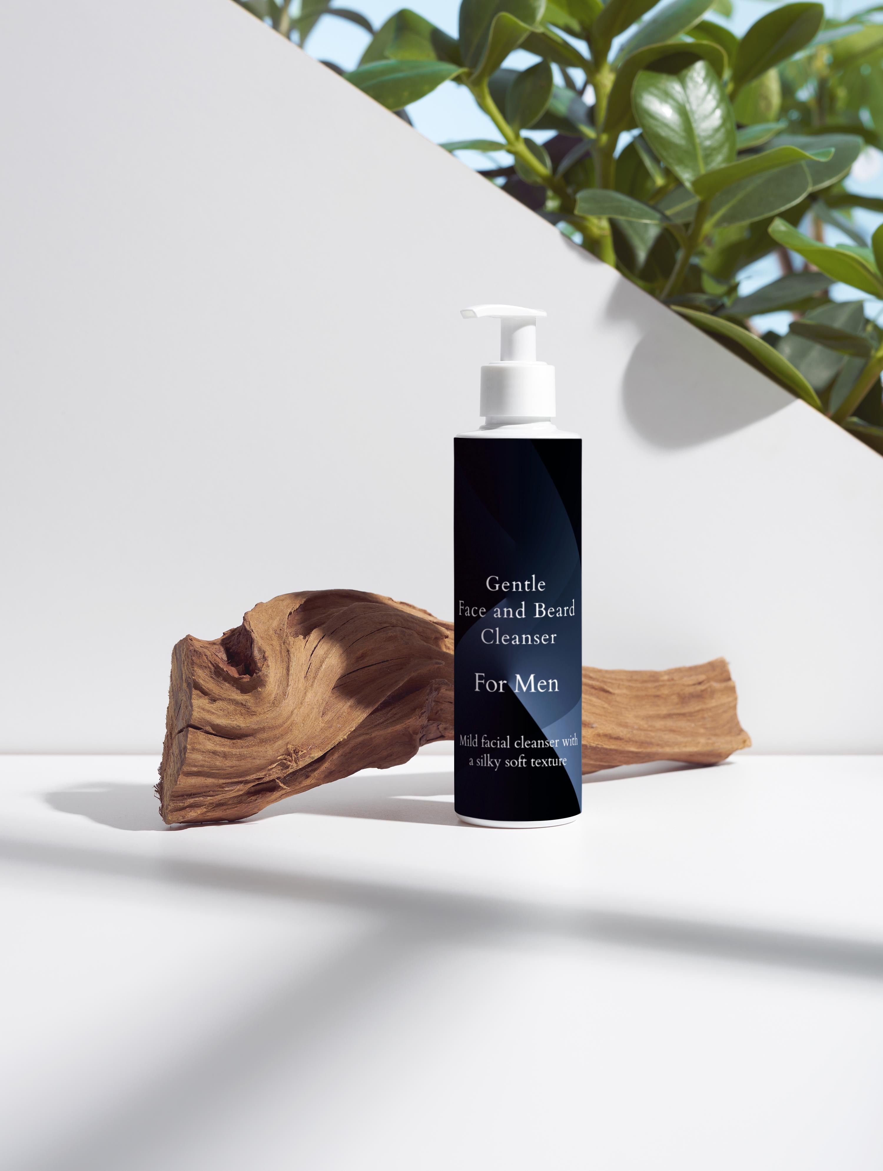 Gentle Face and Beard Cleanser for Men