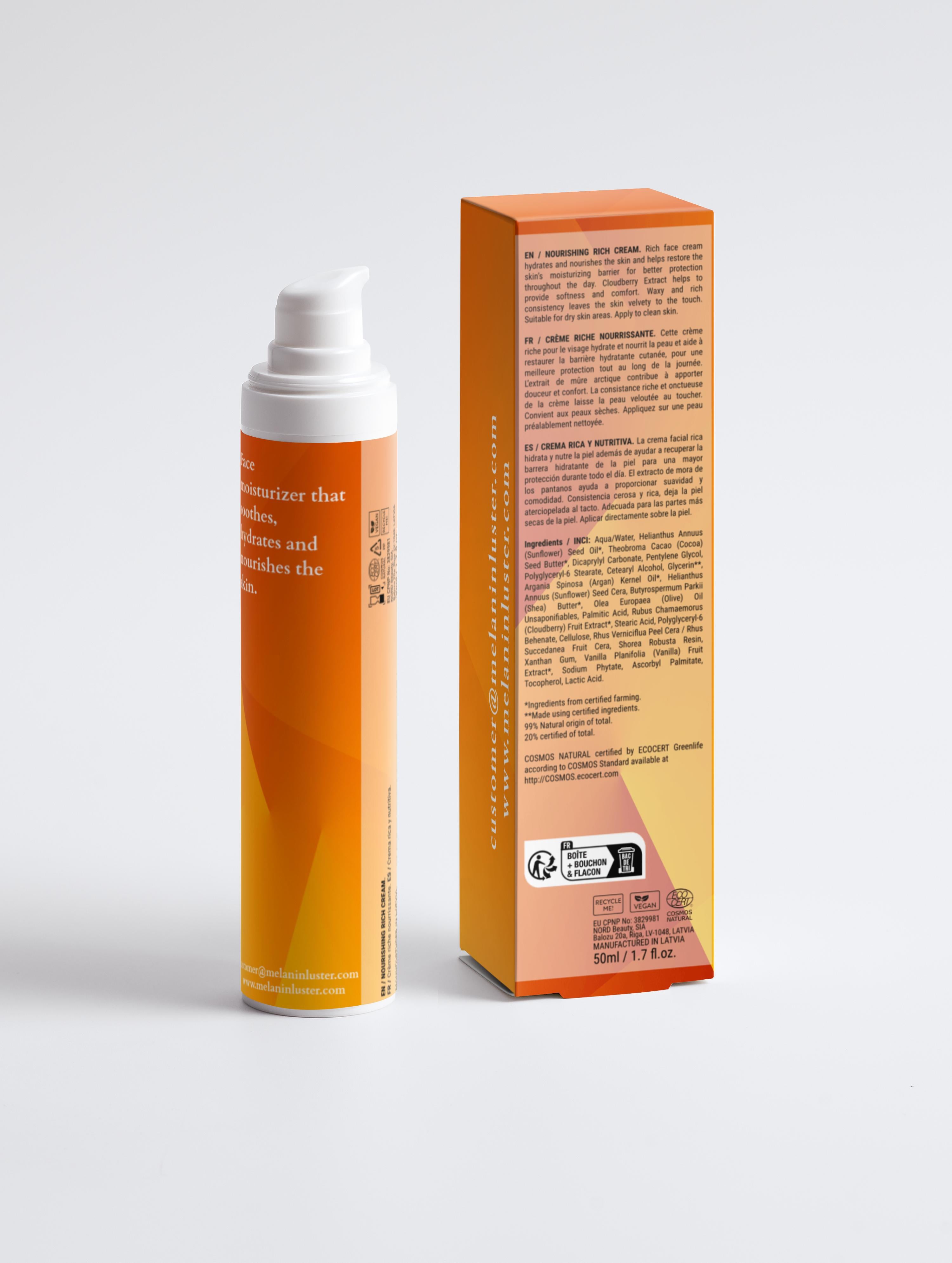 Nourishing Rich Facial Moisturizer - Fragrance Free