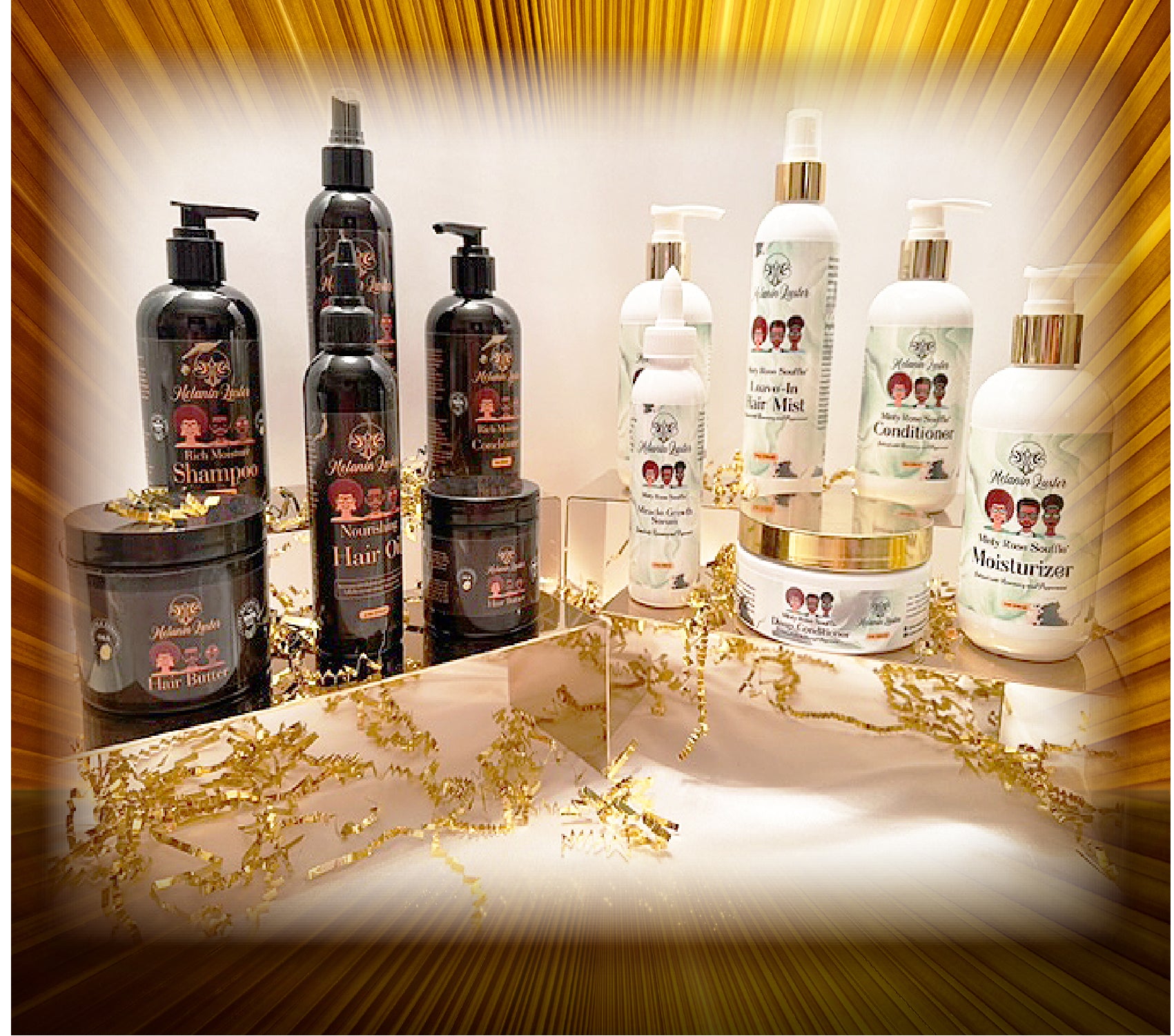 Minty Rose Souffle' Collection with Deep Conditioner