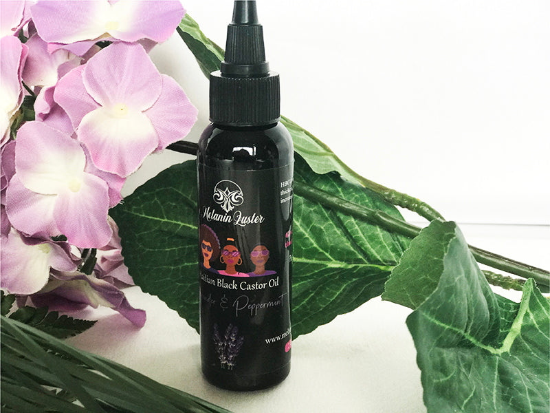 Lavender & Peppermint Haitian Black Castor Oil