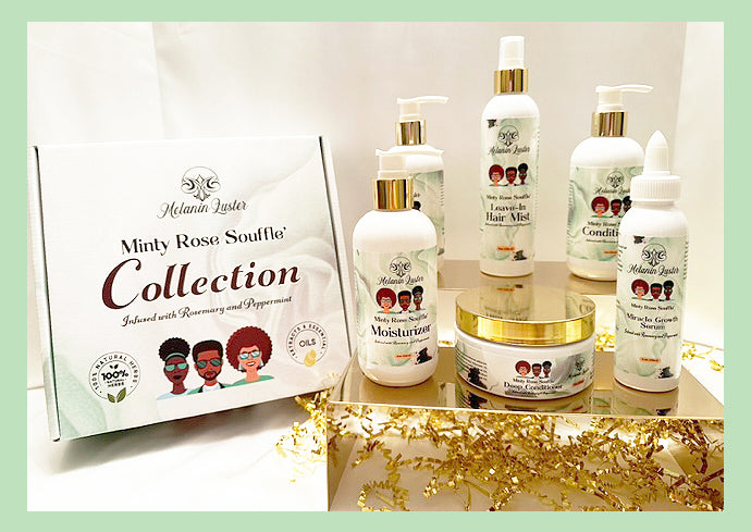 Minty Rose Souffle' Hydration and Moisture Bundle